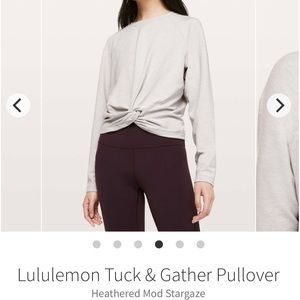 Lululemon Tuck & Gather Pullover
